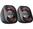 HAMA Sonic Mobil 183 2.0 USB Laptop Speakers - Black & Red thumbnail 1