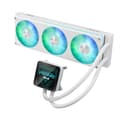 ASUS Prime LC II 360 ARGB LCD Intel/AMD AIO Liquid CPU Cooler - White thumbnail 1