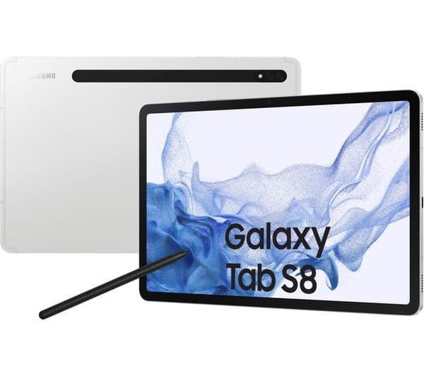 Samsung Galaxy Tab S8 11" Tablet Wi-Fi 128GB - Silver - Image 1
