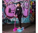 XOOTZ Wild Rider Leopard LED Kids Kick Scooter - Pink thumbnail 3