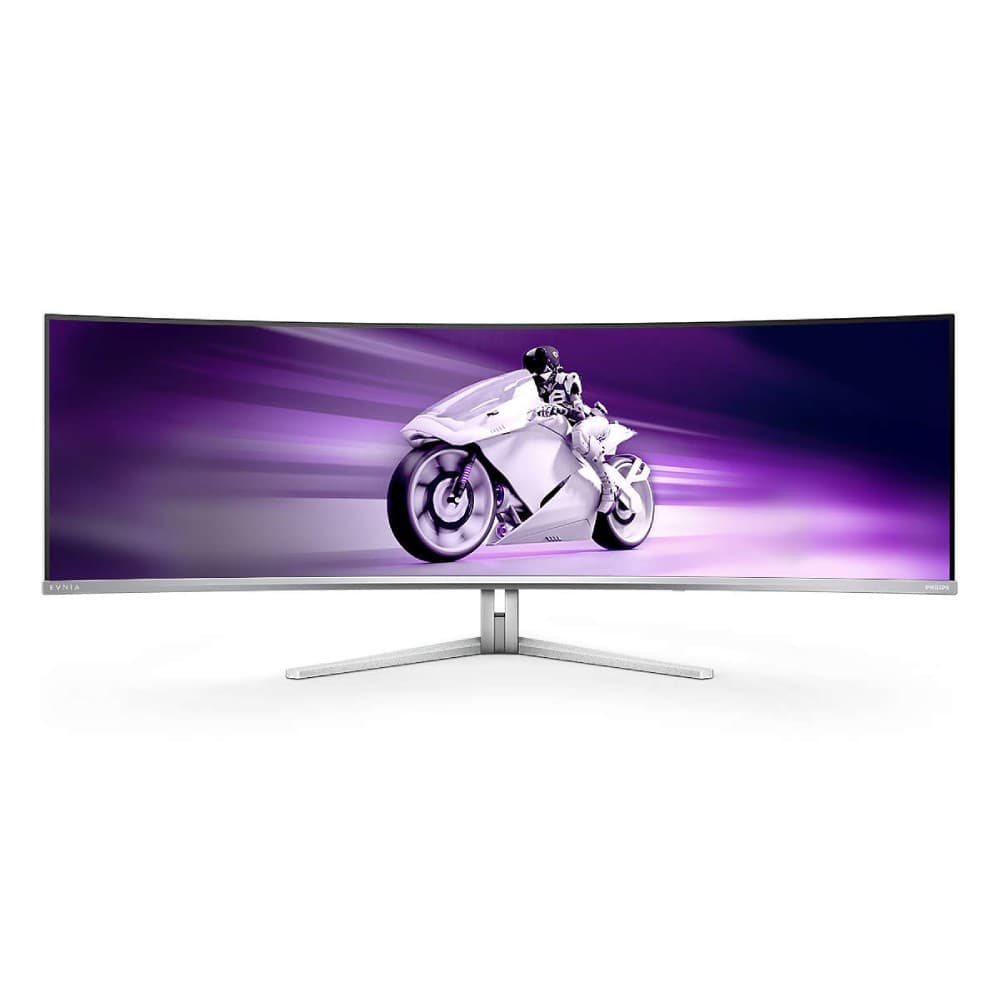 Philips Evnia 49M2C8900/00 48.9 inch 5120 x 1440 Dual QHD QD-OLED FreeSync Premium Pro 240Hz Curved Gaming Monitor - White