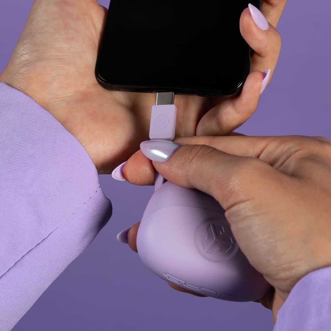 JLab GO Pods ANC In-Ear True Wireless Earbuds - Lilac - Image 8