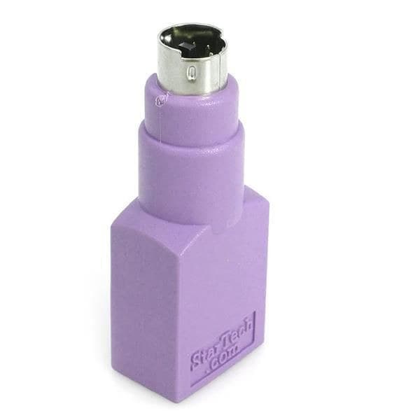 StarTech.com Replacement USB Keyboard to PS/2 Adapter GC46FMKEY - USB-A Female to PS/2 Male - Image 1