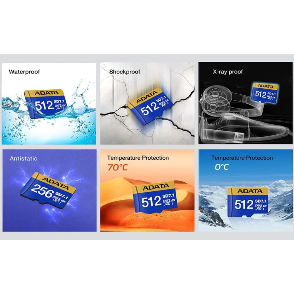 ADATA UD512GEX3L1-C 512GB MicroSDXC SD7.1 UHS-II Nintendo Switch 2 Memory Card - Image 9