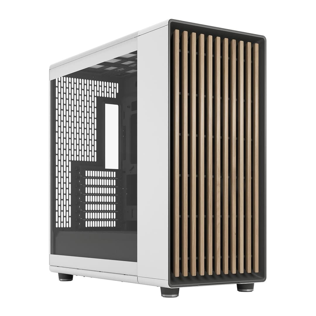 Fractal Design North XL RC Tempered Glass Mid Tower PC Case - Chalk White - Image 1