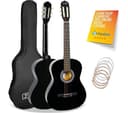 3RD AVENUE Full Size 4/4 Classical Guitar Bundle - Black thumbnail 1