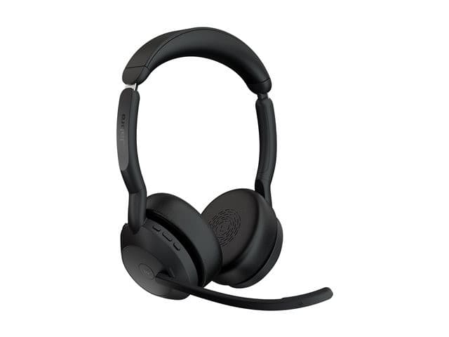 Jabra Evolve2 55 Stereo Wireless ANC Headset - MS Teams - USB-C - With Stand - Image 5