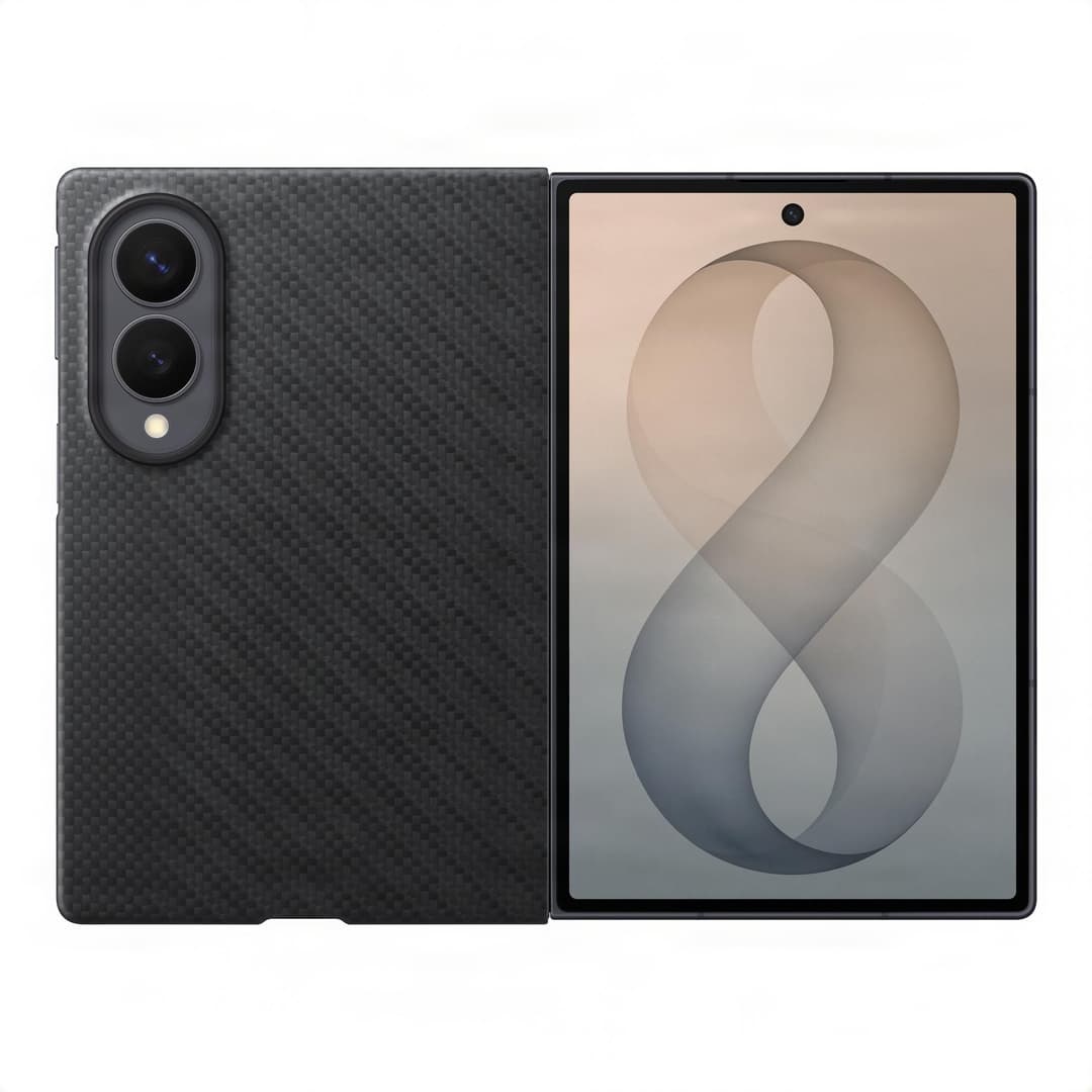 Samsung Carbon Magnet Case EF-KF971S Phone Case for Galaxy Z Fold8 - Black - Image 1