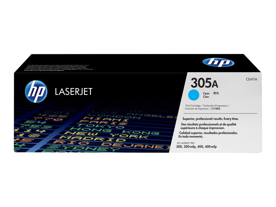 HP 305A - cyan - original - LaserJet - toner cartridge (CE411A) - Image 1