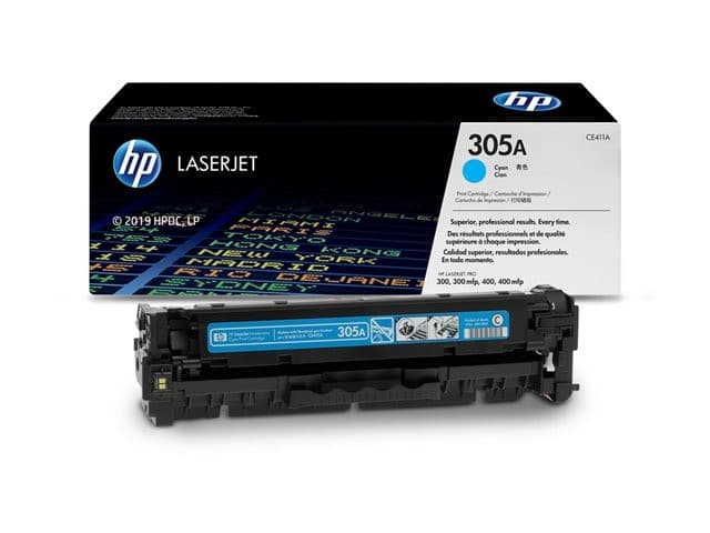 HP 305A - cyan - original - LaserJet - toner cartridge (CE411A) - Image 4