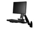 StarTech Wall Mount Workstation Black thumbnail 1