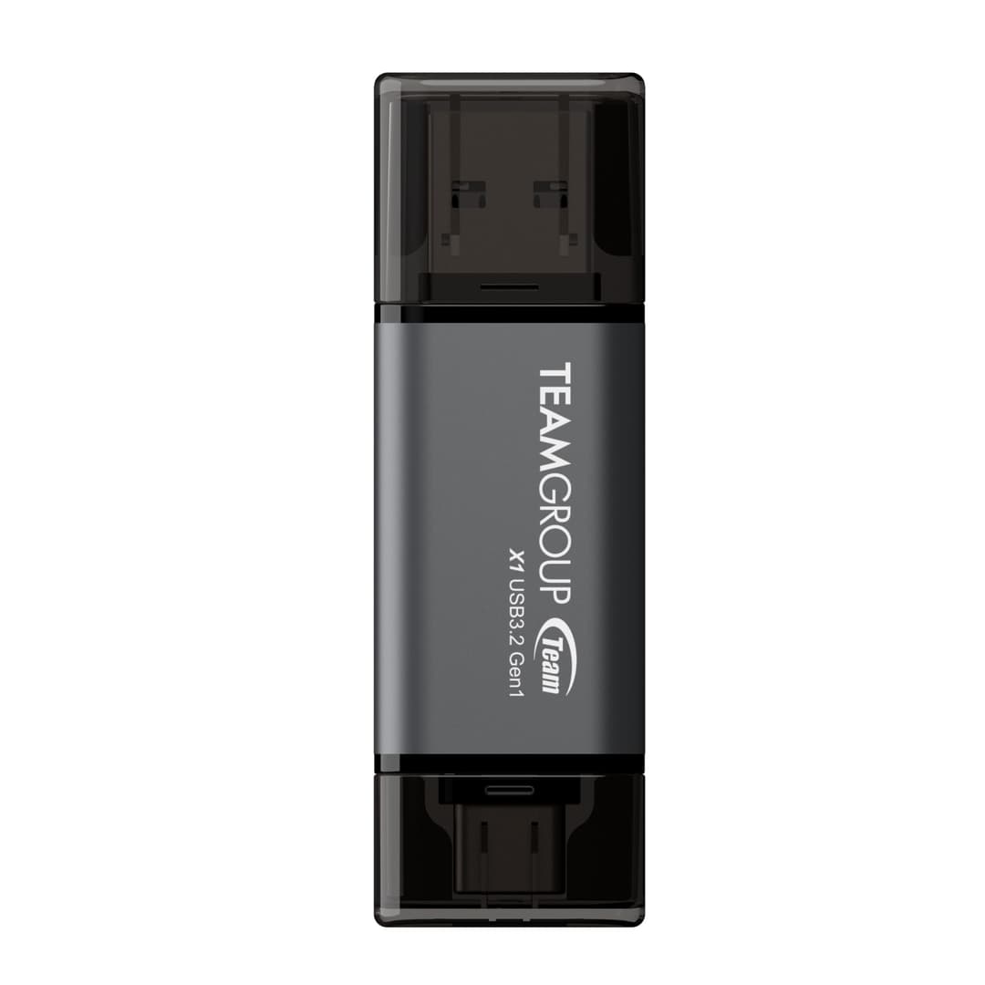 Team TX1364GC01 2 In 1 Dual Otg 64Gb Flash Drive X1 Usb 3.2 Gen1 Type C & A Plug - Image 1