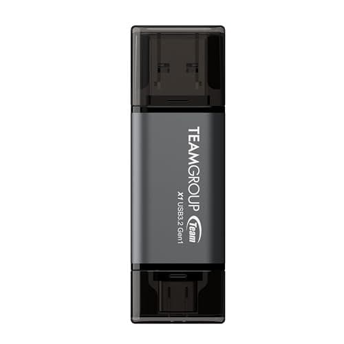 Team TX1364GC01 2 In 1 Dual Otg 64Gb Flash Drive X1 Usb 3.2 Gen1 Type C & A Plug - Image 2