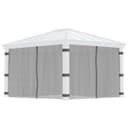 Palram Canopia Dallas 4 Piece Gazebo Netting Set 12 x 14ft thumbnail 1