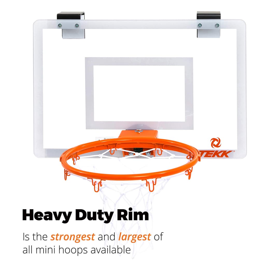 Tekk Nate Robinson Monster Jam Mini Hoop - White - Image 2