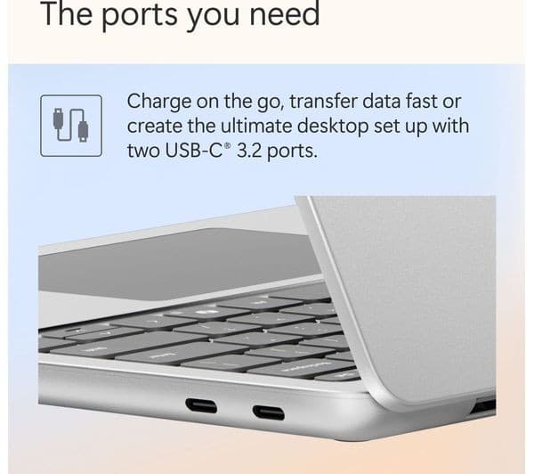 Microsoft Surface Laptop 13 Snapdragon X Plus 256GB Platinum - Image 7