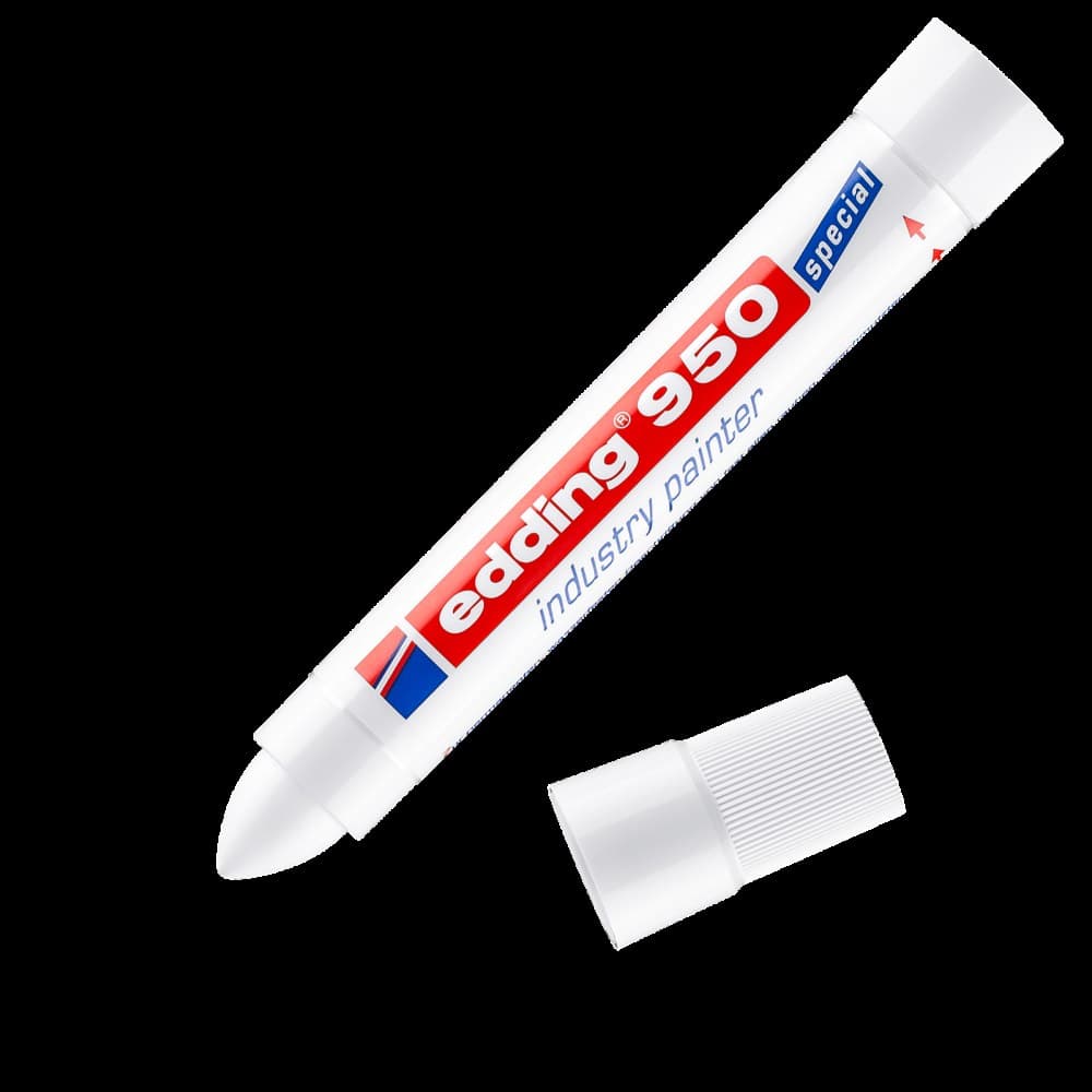 edding 950 Industry painter white Box of 10 - Image 1