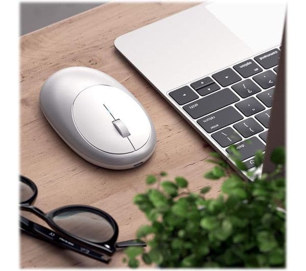 SATECHI M1 Wireless Optical Mouse - Silver - Image 4