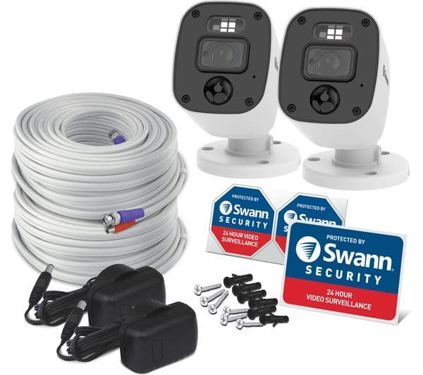 SWANN Enforcer SWPRO-1080MQBPK2-EU Full HD DVR Security Camera Kit - 2 Cameras - Image 4