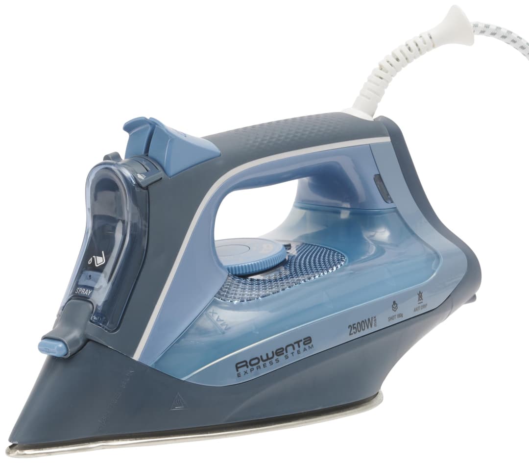 Rowenta Express Steam DW4320 Steam Iron - Blue - Image 1