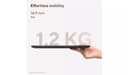 ASUS Zenbook 14 OLED 14 Inch Ryzen AI 7 445 16GB 1TB Laptop UM3406GA-QD004W - Silver thumbnail 6