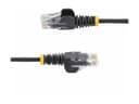 StarTech Slim LSZH CAT6 Snagless Patch Cable 2.5m - Black (N6PAT250CMBKS) thumbnail 3