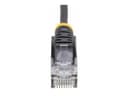 StarTech Slim LSZH CAT6 Snagless Patch Cable 2.5m - Black (N6PAT250CMBKS) thumbnail 5