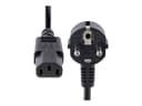 StarTech 713E-1M-POWER-CORD Power Cable 1m Black thumbnail 2