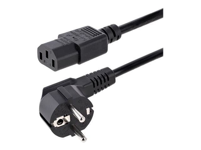 StarTech 713E-1M-POWER-CORD Power Cable 1m Black - Image 3