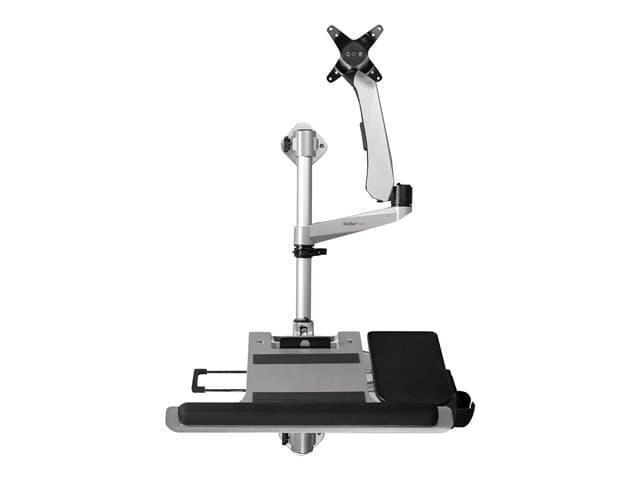 StarTech Wall Mount Workstation 34" Silver