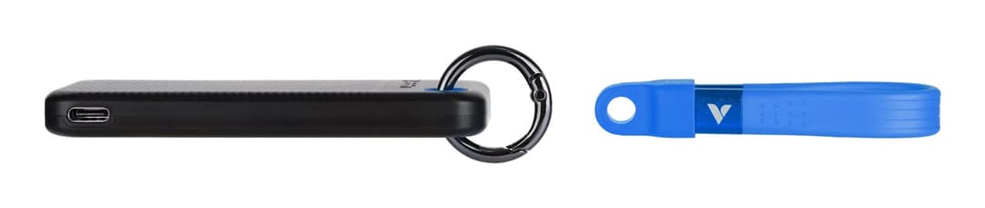 Verbatim Pocket SSD USB 3.2 Gen 2 128GB Black/Blue - Image 2