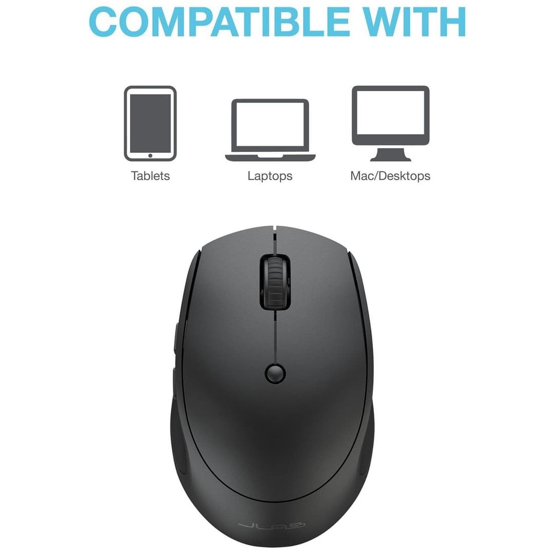 JLab GO Wireless Bluetooth Mouse - Black - Image 5