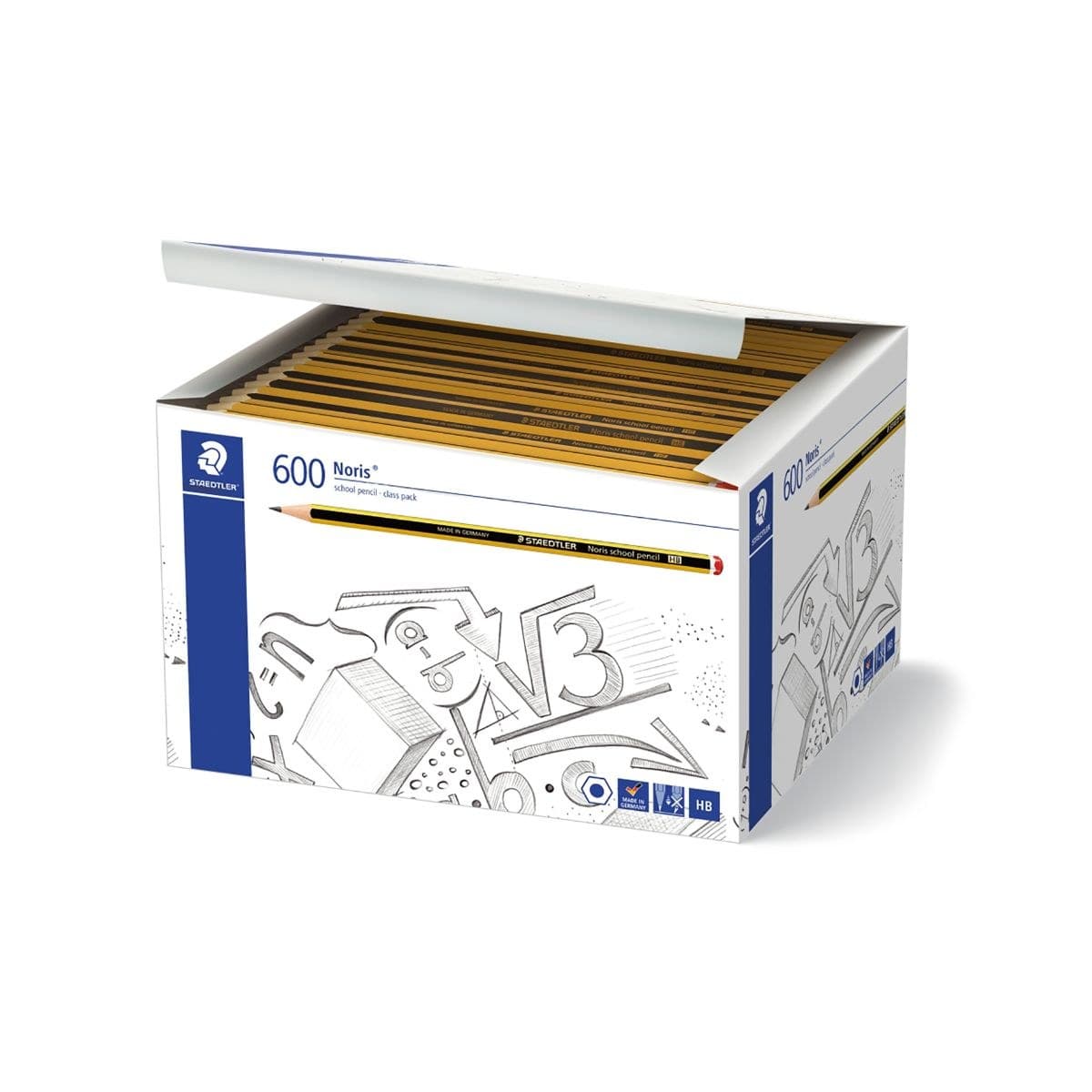 Staedtler Noris School 121 Graphite HB Pencil Pack of 600 121 C600