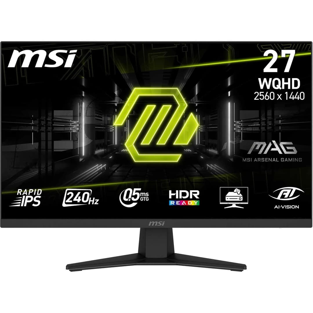 MSI MAG 274QF X24 27 Inch WQHD Gaming Monitor - Black - Image 1