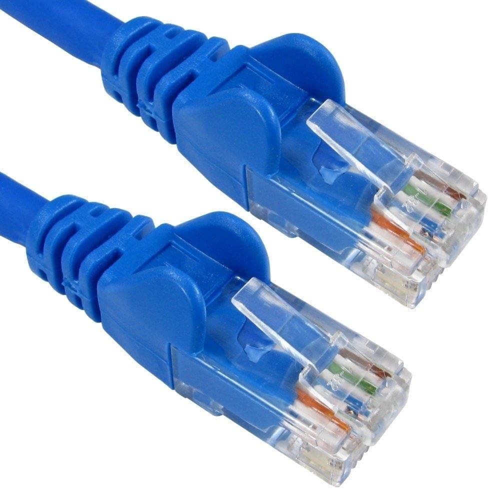 2 Mtr Scan Bleu Cat 6 LSOH Snagless moulé Patch Lead