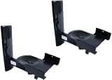 B-Tech BT77 Ultragrip Pro Speaker Mount, Set of 2, Side Clamp with Tilt and Swivel, Black - Image 2