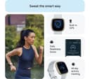 Fitbit Sense 2 Smartwatch - Blue Mist/Soft Gold thumbnail 4