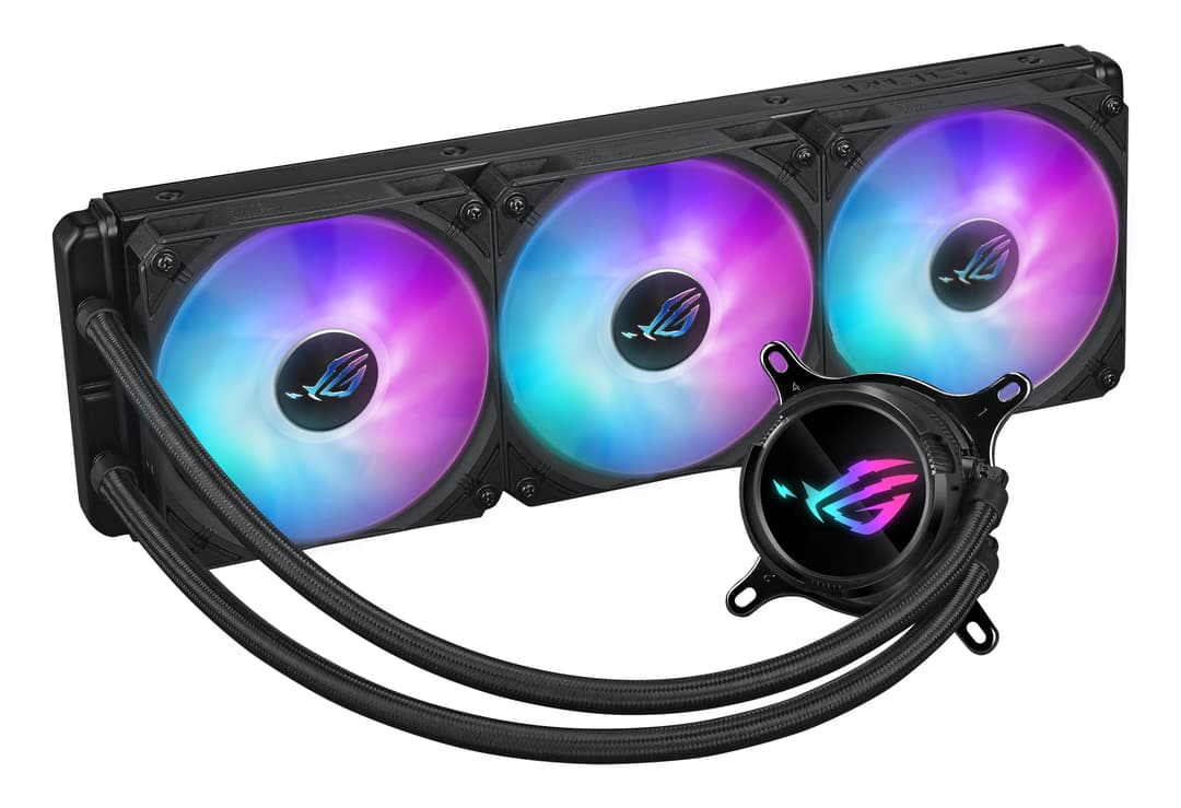 ASUS ROG Strix LC III 360 ARGB Intel/AMD AIO Liquid CPU Cooler - Black - Image 2