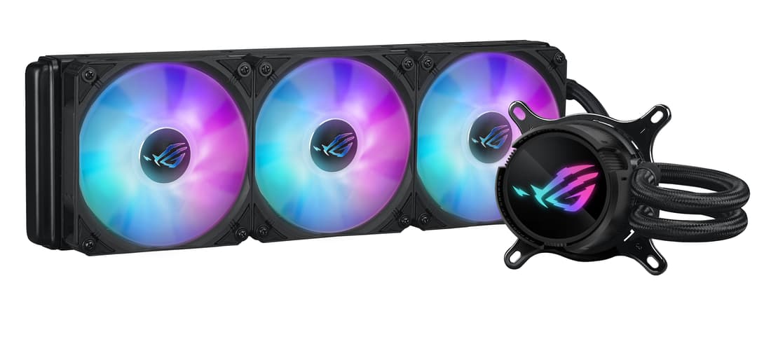 ASUS ROG Strix LC III 360 ARGB Intel/AMD AIO Liquid CPU Cooler - Black - Image 3