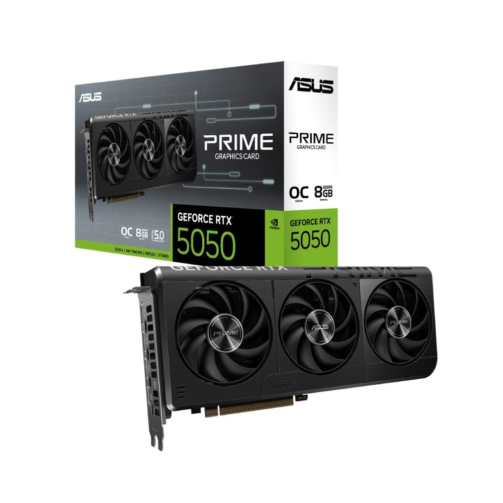 ASUS Prime GeForce RTX 5050 OC Edition 8GB GDDR6 Graphics Card