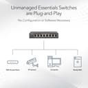 NETGEAR GS348PP 48-Port Gigabit Unmanaged PoE+ Network Switch, 24 PoE+ Ports, 380W, Rackmount - Black thumbnail 3