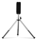 Hama Fancy 2in1 Mini Tripod for Mobile Phone & Camera (¼), Travel Tripod, 16cm, silver thumbnail 1