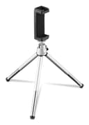 Hama Fancy 2in1 Mini Tripod for Mobile Phone & Camera (¼), Travel Tripod, 16cm, silver thumbnail 2