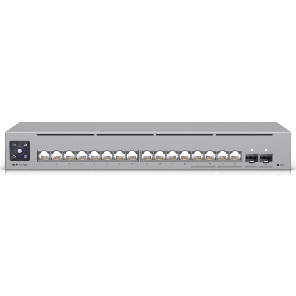 Ubiquiti USW PRO MAX 16 Managed Network Switch - 16 Ports - Image 1