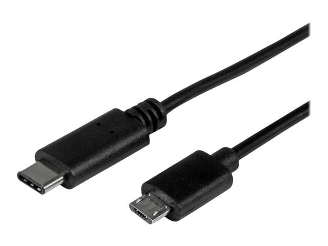 StarTech USB-C to Micro-USB Cable 0.5m Black - Image 3