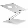 DURABLE RISE Laptop Stand, Up to 17" Screen Support, 12.60"H x 9.06"W x 11.02"D, Desktop, Tabletop, Aluminum, Silver