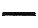 StarTech CMDUCT1UX 1U Horizontal Finger Duct Rack Cable Management Panel with Cover thumbnail 1