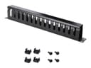 StarTech CMDUCT1UX 1U Horizontal Finger Duct Rack Cable Management Panel with Cover thumbnail 5