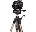 HAMA Star 63 Tripod 66-166 cm with 3-Way Pan and Tilt Head - Champagne thumbnail 5