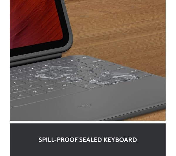 LOGITECH Rugged 10.9” iPad (10th gen & A16) Keyboard Case - Grey - Image 3